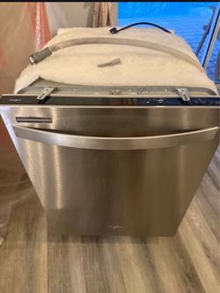 Whirlpool Stainless Steel Dishwasher – $250