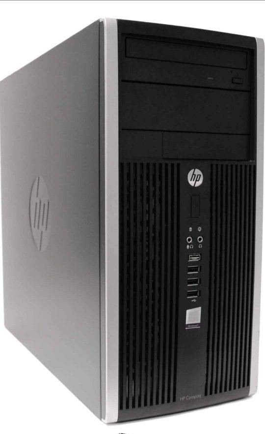 Computer Tower, Keyboard, and Mouse