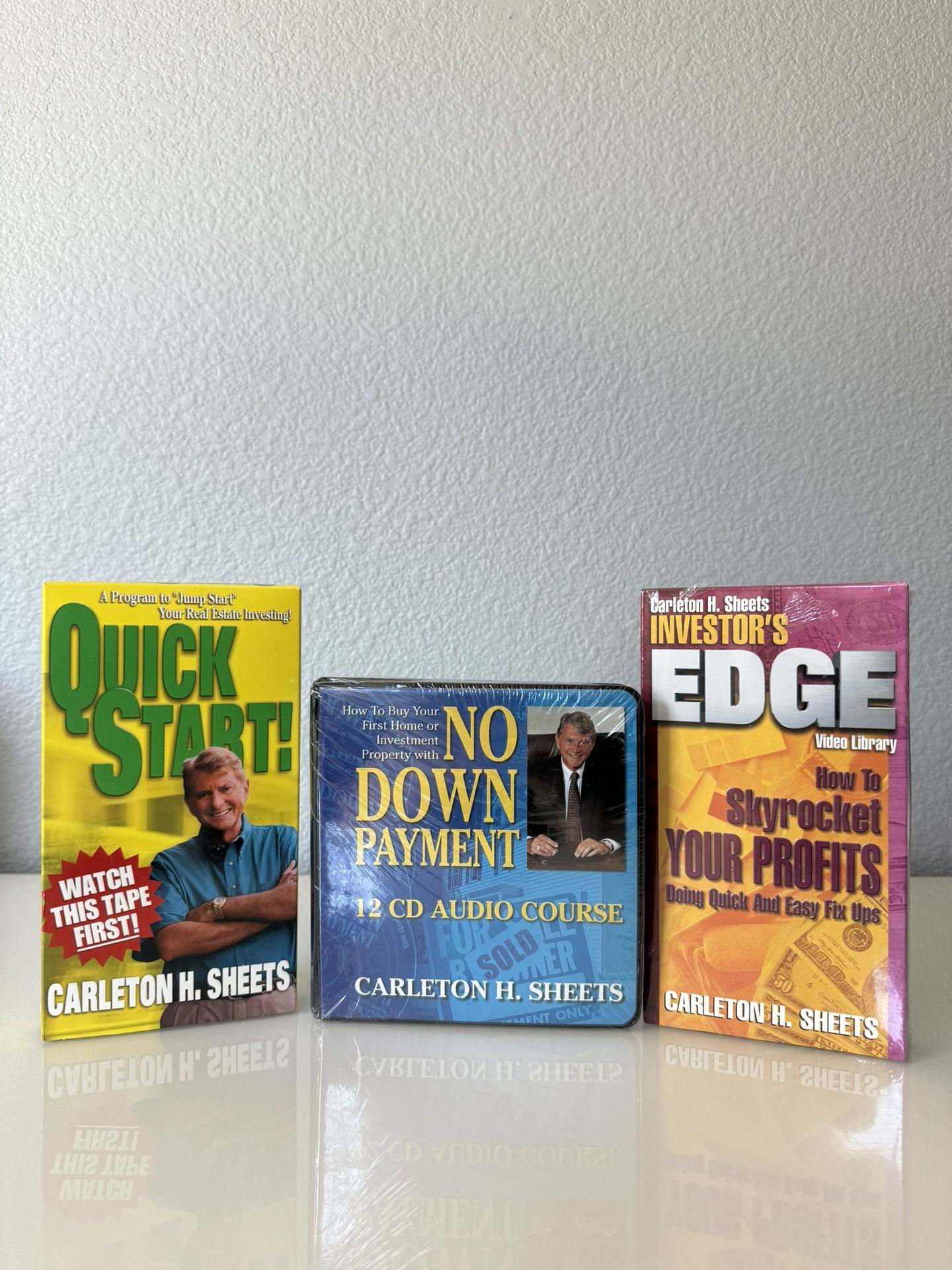 Carlton Sheets Real Estate No Down Payment 12 CD Audio Course And DVD First House