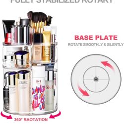 360 Rotating Makeup Organizer