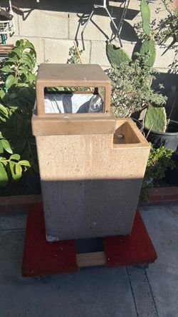 Concrete trash