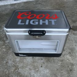 Cooler Coors Light Led Lighted