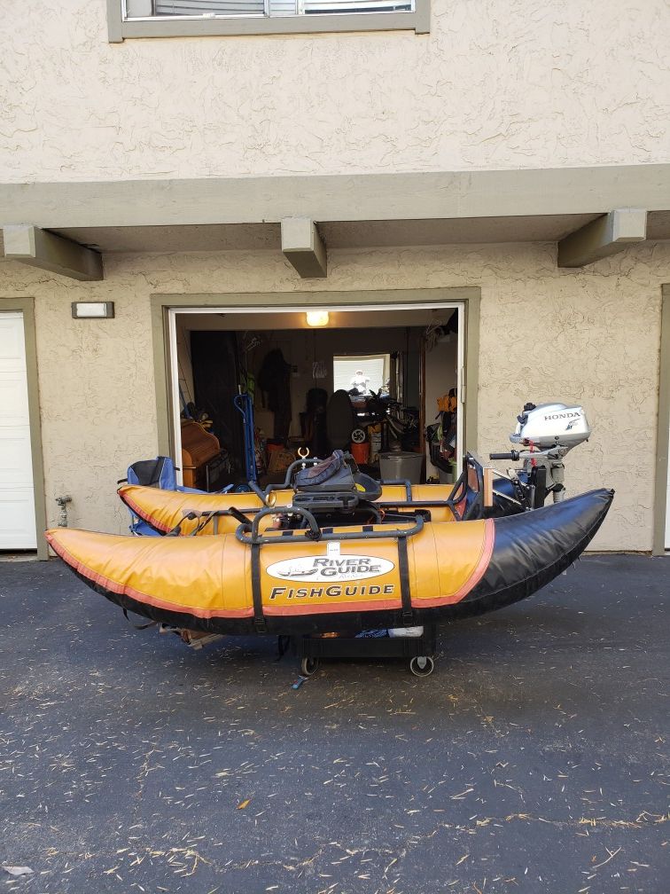 Water Skeeter inflatable pontoon