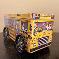 Vintage School Bus District 75 No.3 Keller Charles of Philadelphia Tin