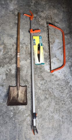 Landscaping Combo - Tree Pruner, Bow Saw & Shovel - Lake Nona Area