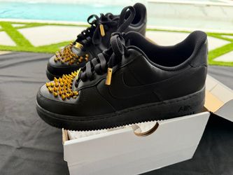 Custom spikes Air Force 1 ‘07 BLACK/BLACK NOIR/NOIR