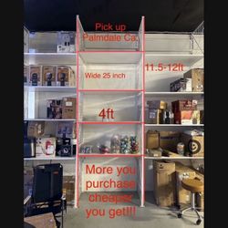 Shelves For garage and retail store.