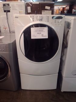 Kenmore elite dryer with pedestal