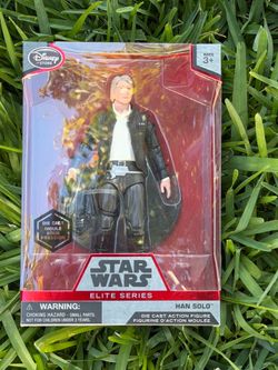 Han Solo Star Wars Elite Series Die Cast Disney Store 6" Action Figure