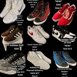 40+ pairs of new shoes (ultra rares included) 50%-70% off