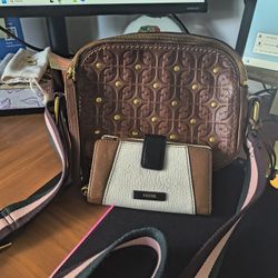 Fossil Cross Body And Wallet 