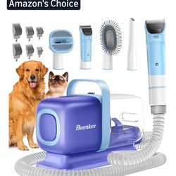 Dog grooming vacuum kit