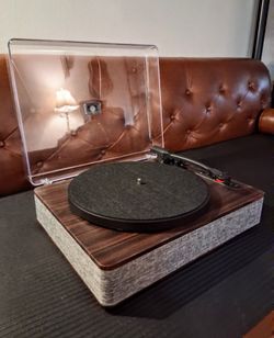 Turntable record player bluetooth speaker stereo 12" vinyl lp 7" inch