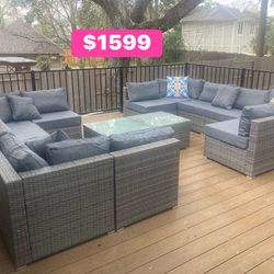 New Inbox Patio Set With Cushions (we Finance And Deliver)