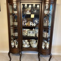 Dining Hutch-Antique-Curio Cabinet