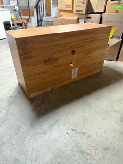 Vintage oak tv cabinet