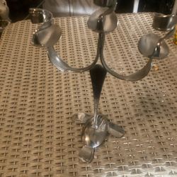 Handmade Silver Candlebra