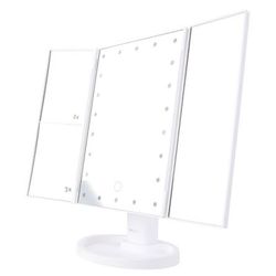 Cordless LED Light Up Vanity Mirror LED (MR1306-WHT-STK)