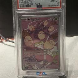 Exeggcute Illustration Rare – PSA 10 GEM MINT 🥚🎾