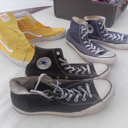 3 Pairs of Men's Converse Shoes - Size 13