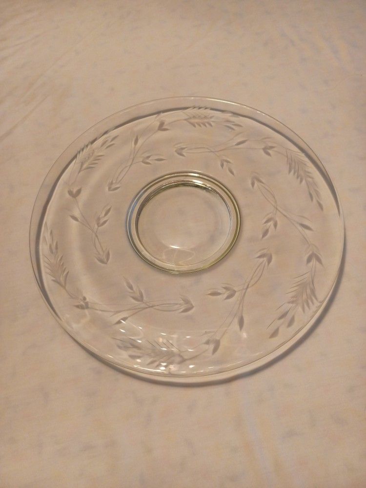 Lead Crystal Serving Plate