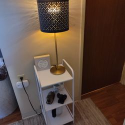 $15 - New White Metal Stand