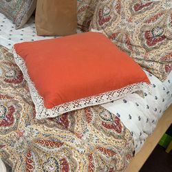 Orange Decorative Pillow