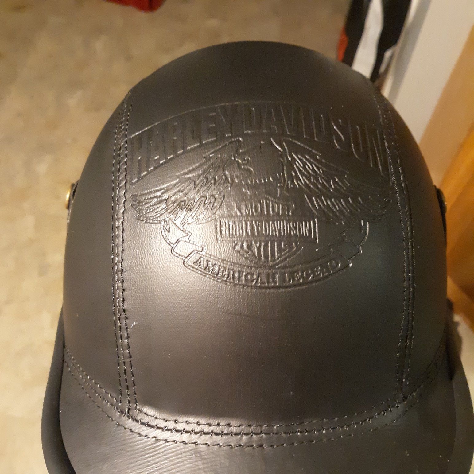 Harley Davidson's half helmet