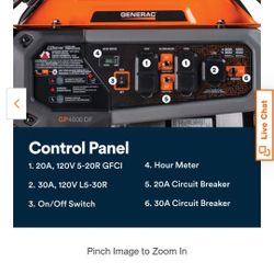 Generac 4500 Watt Gp4000df