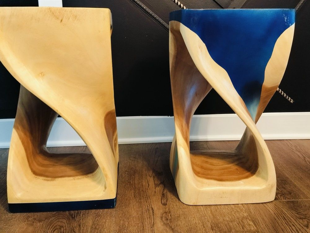Twisted Side Or End Tables