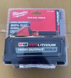 Milwaukee Battery 6ah new