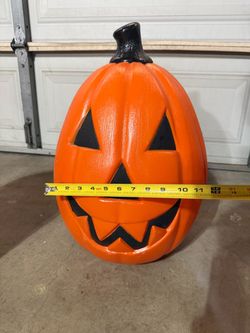 Halloween Vintage Blow mold pumpkin jack lantern
