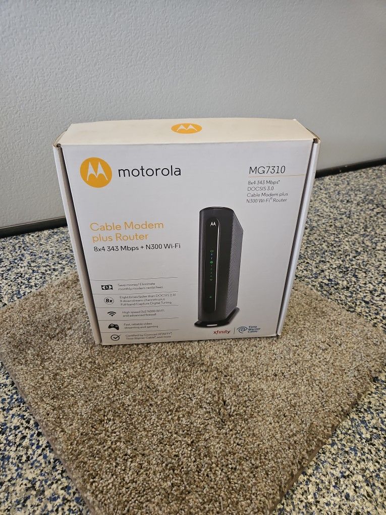 Motorola MG7310 Cable Modem And Router