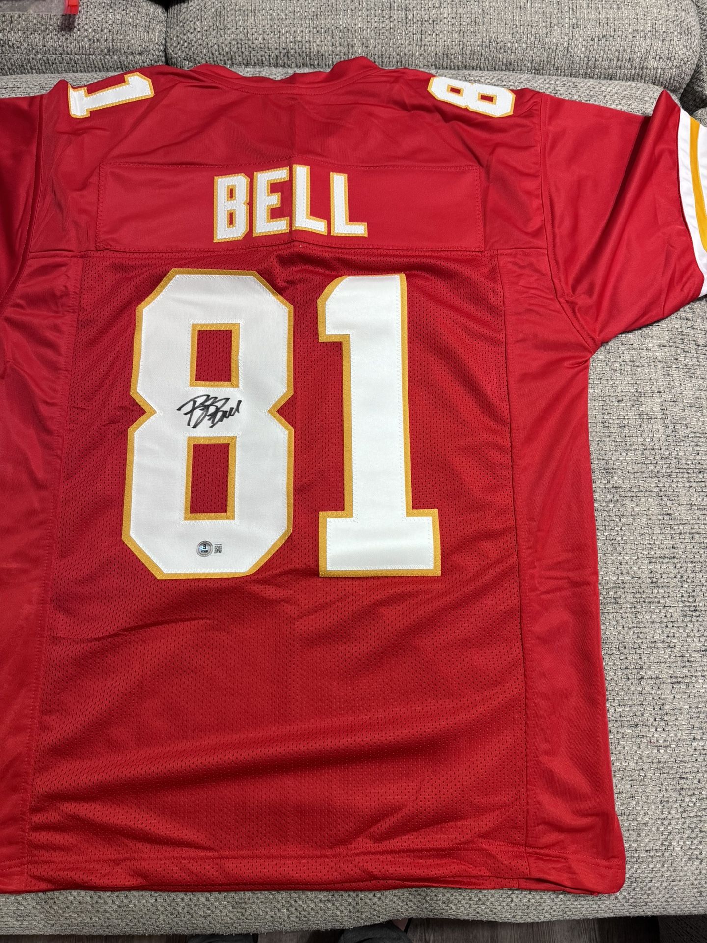 Blake Bell Signed Autograph Custom Jersey - Beckett Coa - Kansas City Chiefs