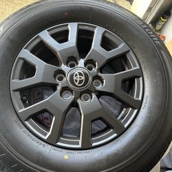 2025-2026 Toyota 4Runner and Tacoma OEM Wheels and Tires - New