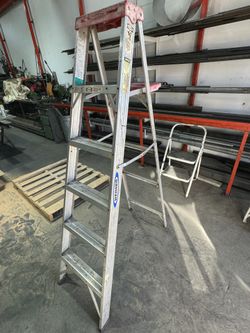 6’ Werner Aluminum Ladder 