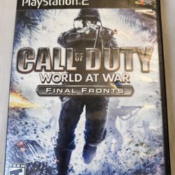 Call Of Duty World At War Final Front PS2