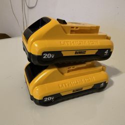 4.0 Dewalt Batteries 