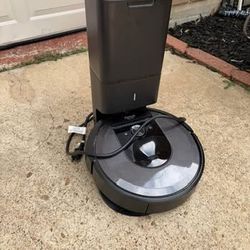 iRobot Roomba i7+ robot vacuum with a Clean Base Automatic Dirt Disposal system