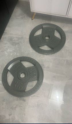 Cash only no Zelle Brand new in box pair of 45lb Olympic weights plates total 90lb have same style if needed more than one pair have 4 pairs added pri