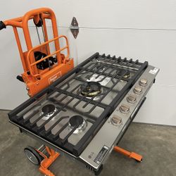 LG 36 inch 5 burners Stainless steel Gas Cooktop Model #CBGS3628N 1899+ tax at Home Depot website New never used still in the box