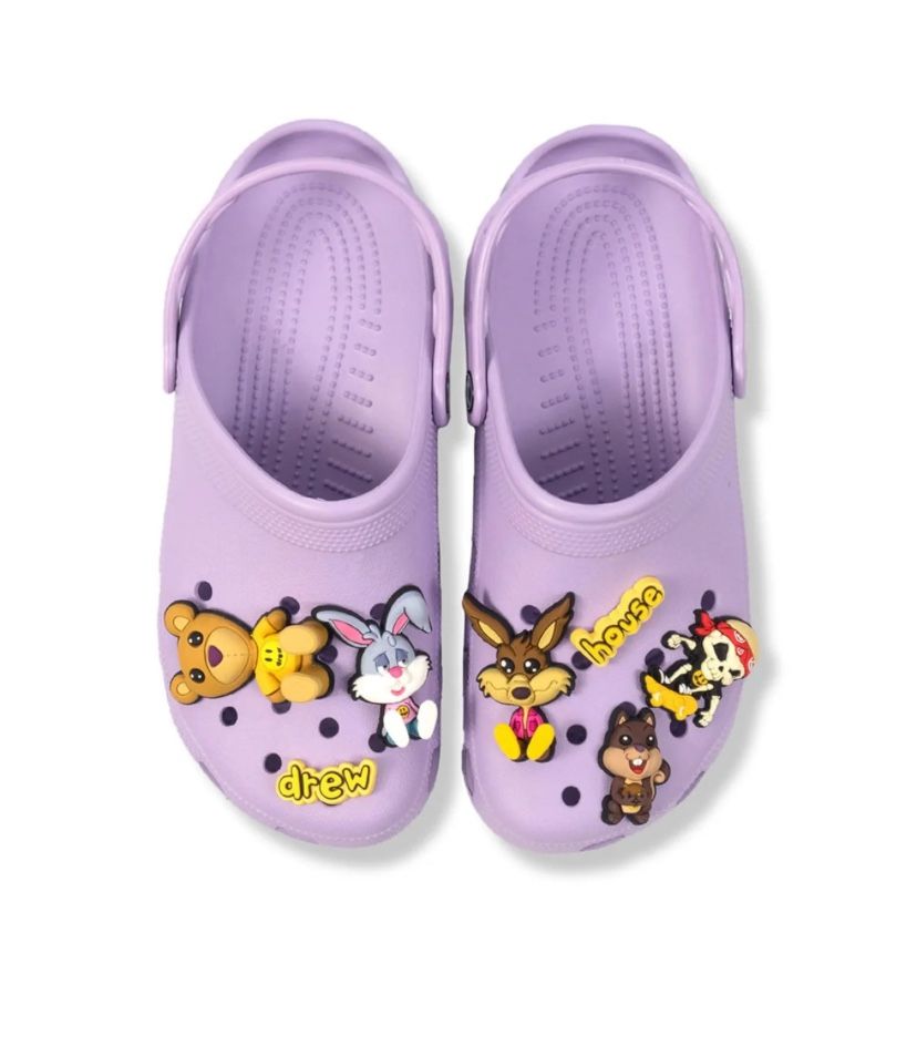 Justin Bieber Crocs Size 8M/10W - Main Image