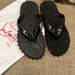 Red Bottom Sandals Size 39   