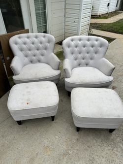Chairs With Ottoman