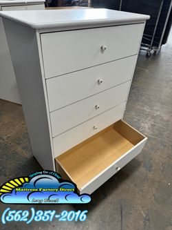 White five drawer dresser compressed chest mueble nuevo