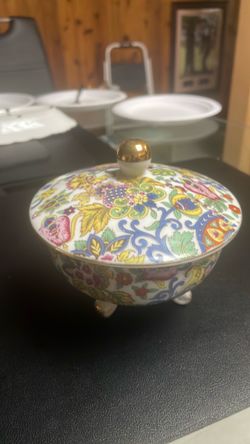 Lefton Porcelain Candy Bowl