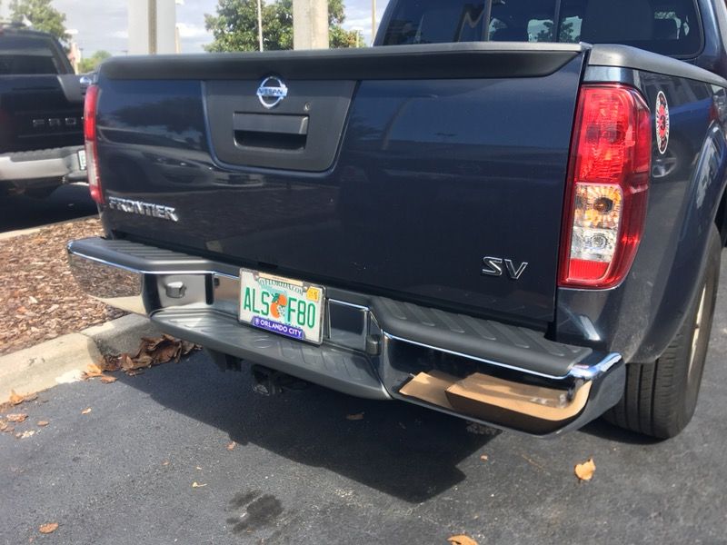 2016 Nissan Frontier SV rear bumper new.