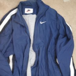 NIKE MENS XXL JACKET BLUE