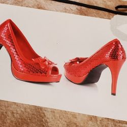 Halloween  Costume Dress Up High Heels  Size 6 Womens