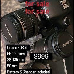 Canon EOS 7D DSLR Camera With Goodies!